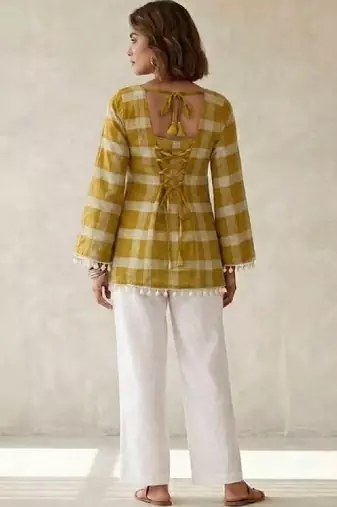 Women bell sleeves kurta