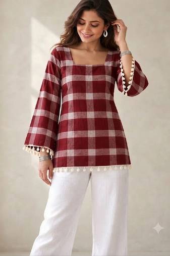 Women bell sleeves kurta