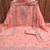 Pink chanderi embroidered unstitched dressmaterials 3 pair top bottom dupptaa