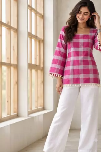 Women flared sleeves kurta