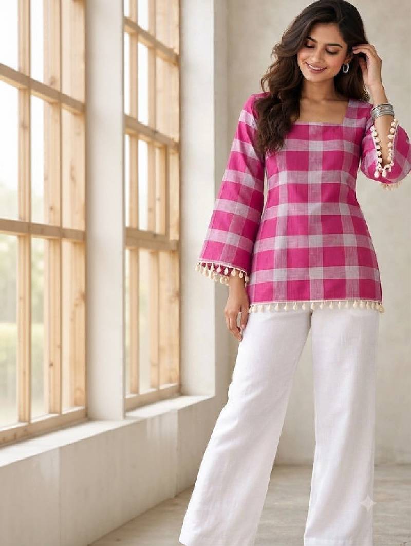 Women flared sleeves kurta