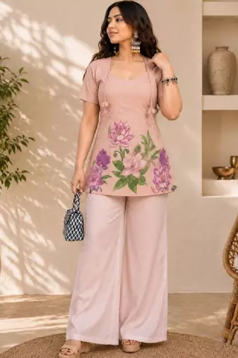 Women floral printed floral kurta