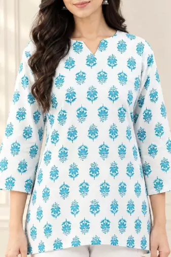 Women floral printed indie prints kurta
