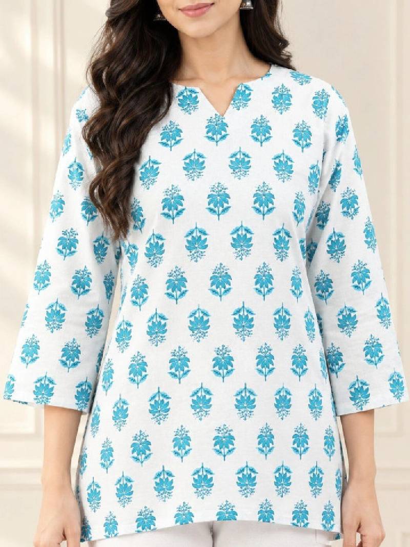 Women floral printed indie prints kurta