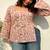Women floral printed flared sleeves floral kurta