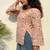 Women floral printed flared sleeves floral kurta
