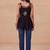 Women floral embroidered thread work floral georgette kurta