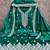 Green chanderi embroidered unstitched dressmaterials 3 pair top bottom dupptaa