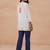 Women ethnic motifs embroidered thread work georgette kurta