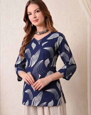 Print cotton top 1