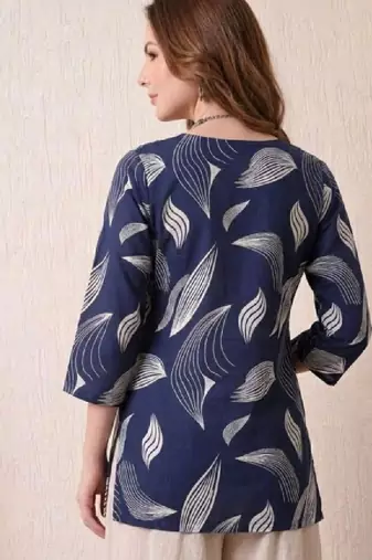 Print cotton top