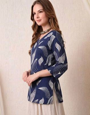 Print cotton top 3