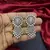 Cubic Zirconia Statement Necklace Earrings Set: Silver Plated Bridal Choker