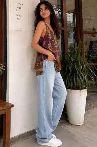 Women ethnic motifs printed kurta
