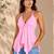 Women halter neck summer sheers kurta