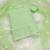 green organza embroidered unstitched dressmaterials 3 pair top bottom dupptaa