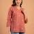 Women floral embroidered thread work floral kurta
