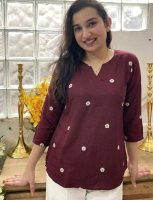 Women floral printed kurta 1