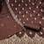 brown cotton blend embroidered unstitched dressmaterials 3 pair top bottom dupptaa