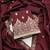 maroon cotton blend embroidered unstitched dressmaterials 3 pair top bottom dupptaa