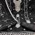 black chanderi embroidered unstitched dress materials 3 pair top bottom dupatta