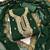 green georgette embroidered unstitched dressmaterials 3 pair top bottom dupptaa