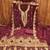 maroon georgette embroidered unstitched dressmaterials 3 pair top bottom dupptaa
