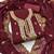 maroon georgette embroidered unstitched dressmaterials 3 pair top bottom dupptaa