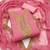 pink georgette embroidered unstitched dressmaterials 3 pair top bottom dupptaa