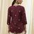 Women floral embroidered thread work floral kurta