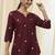 Women floral embroidered kurta