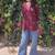 Women floral embroidered kurta