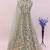 Light green embroidered butterfly net anarkali suit