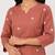 Women floral embroidered thread work floral kurta