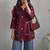 Women floral embroidered thread work kurta