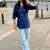 Women floral embroidered floral kurta