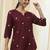 Women floral embroidered kurta