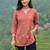Women floral embroidered thread work floral kurta
