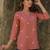 Women floral embroidered floral kurta