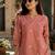 Women floral embroidered floral kurta