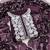 wine chanderi embroidered unstitched dress materials 3 pair top bottom dupatta