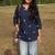 Women floral embroidered kurta
