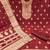 maroon silk blend embroidered unstitched dressmaterials 3 pair top bottom dupptaa