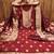 maroon silk blend embroidered unstitched dressmaterials 3 pair top bottom dupptaa