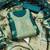 indigo silk blend embroidered unstitched dressmaterials 3 pair top bottom dupptaa
