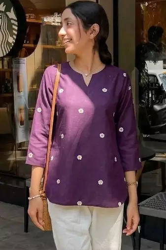 Women floral printed kurta