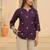 Women floral embroidered thread work floral kurta