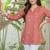 Women floral embroidered floral kurta