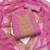 pink georgette embroidered unstitched dressmaterials 3 pair top bottom dupptaa