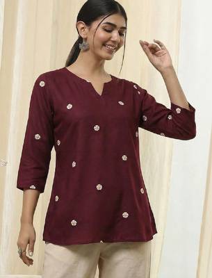 Women floral printed floral kurta 2